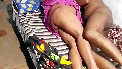 Indian wife gives a blowjob on camera in amateur vid