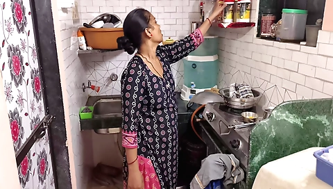 Indian teen with a pair of small tits and a cute body gets fucked