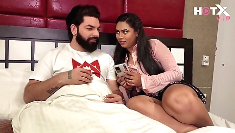 Big booty tattooed Indian whore shows off her big ass