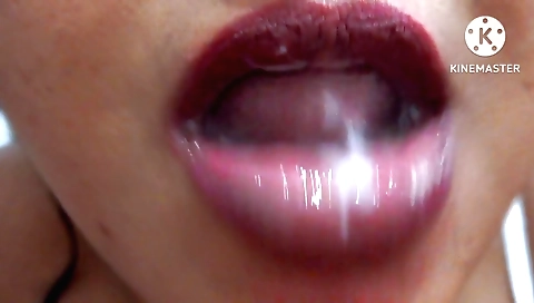 Busty amateur milf gets facial creampie in hd video