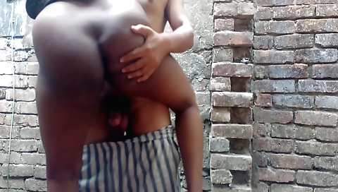 Indian girl in a bikini gets fucked in the kitchen