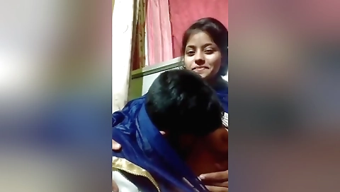 Indian girl with big boobs sucking cock in webcam vid