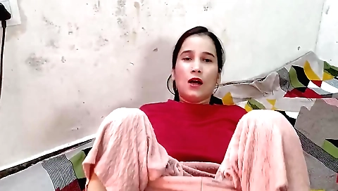Indian solo video with one girl wearing white shorts