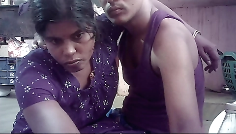 Indian housewife with round tits and a sexy ass is fucked