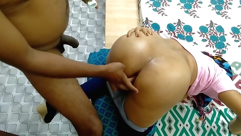 Indian brunette with a nice ass and big boobs gets fucked hard