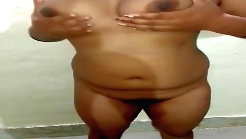 Indian girl with hairy pussy takes her fingers on her body
