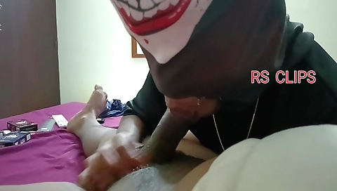 Tamil girl 36+ hairy 74s ride on finger play in pov