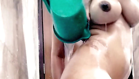 Bitching naked in amateur video with big tits video 3