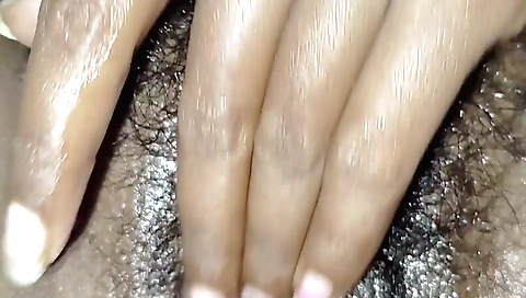 Indian blonde enjoys herself and has great time with a dildo
