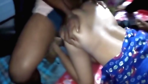 Indian teen 18+ is sharing a dick with two male guys