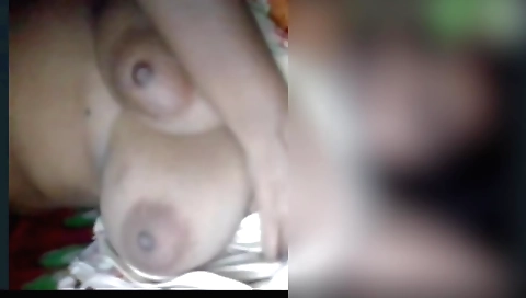 Sexy brunette showing her boobs in this solo video