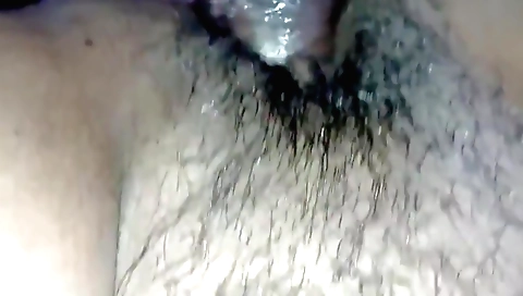 Sexy little indian whore with hairy cunt gets a handjob