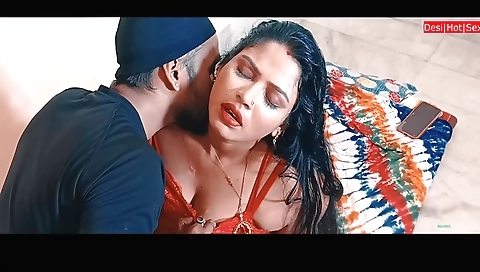 Desi wife is watching porn videos on her mobile phone