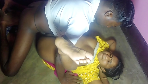 Brunette chick makes a huge impression while having sex