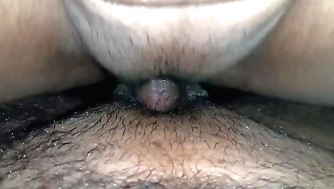 Hairy stepmom is giving her best handjob to her stepson-in-law
