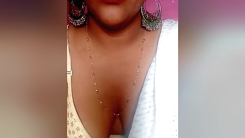 Chatty and horny brunette video showing her sexy body