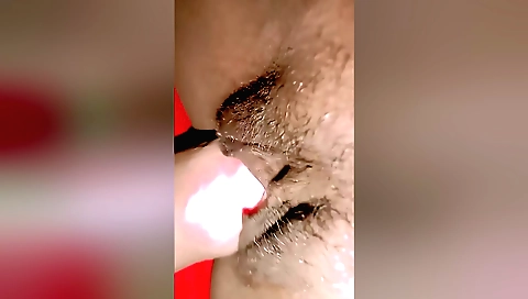 Indian girl with big tits loves to play with a big cock