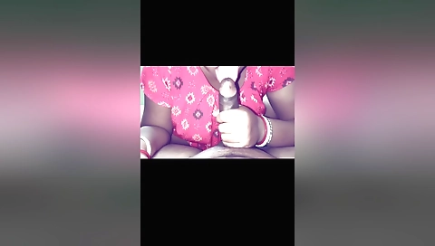 Indian wife gets her hands worked to suck her husband