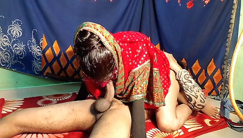 Indian stepsister in black panties fucked by stepbrother