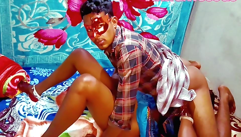 Indian brunette gets fucked in her ass in this hd porn video