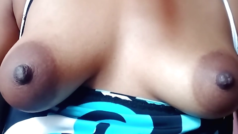 Sexy amateur brunette plays with her ass and dildo