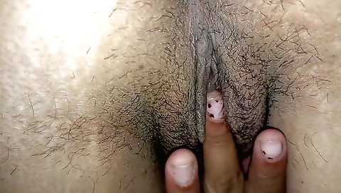 Indian hottie with hairy pussy shows off her tight body