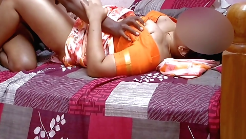 Indian amateur stepmom gets fucked with a big dong
