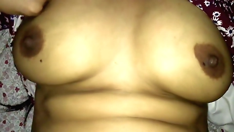 A brunette hairy MILF fucks a little bit in pov video