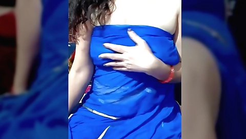 Hot indian bangla stepmom makes a solo vid with me