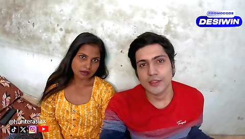 Indian hairy MILF is trying to seduce him with a little cock