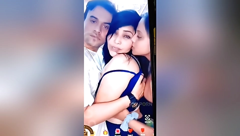 Porn video with a sexy brunette with big tits and ass