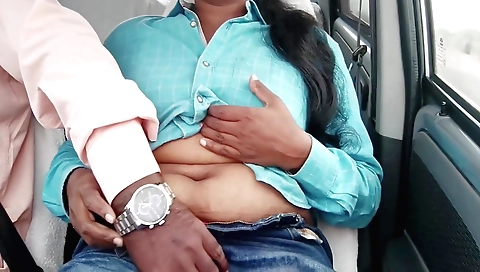 Indian brunette with a big booty and big tits is fucked